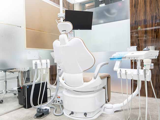 大崎オーバルコート歯科・矯正歯科室のユニット